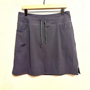 G Gradual Charcoal Gray Athletic Golf Skort Skirt size XL NWOT